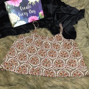 Vintage Style Crop Tank